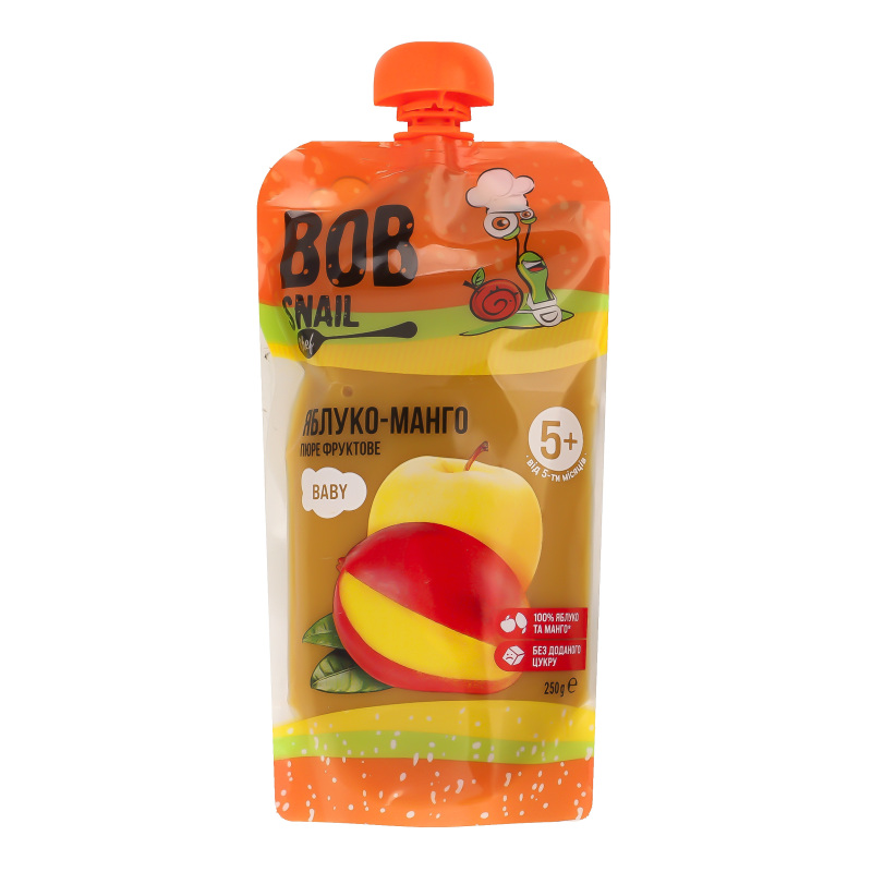 ДХ Равлик Боб Пюре 250г Яблуко-манго