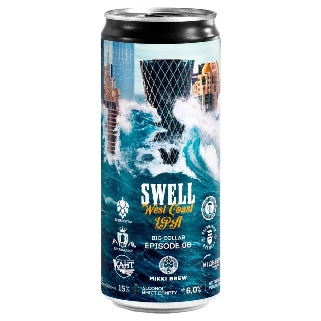 Пиво MIKKI BREW 0,33л Swell 6%