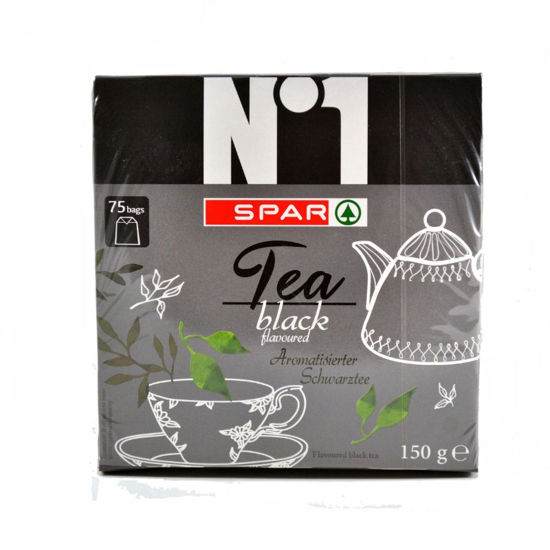 Чай SPAR №1 чорний 75*2г