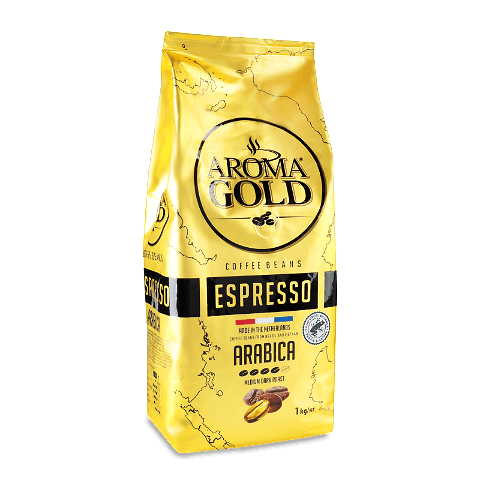 Кава AROMA GOLD 1кг Espresso в зернах