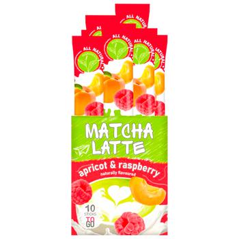 Напій G tea 10г Matcha Latte Абрикос-мал