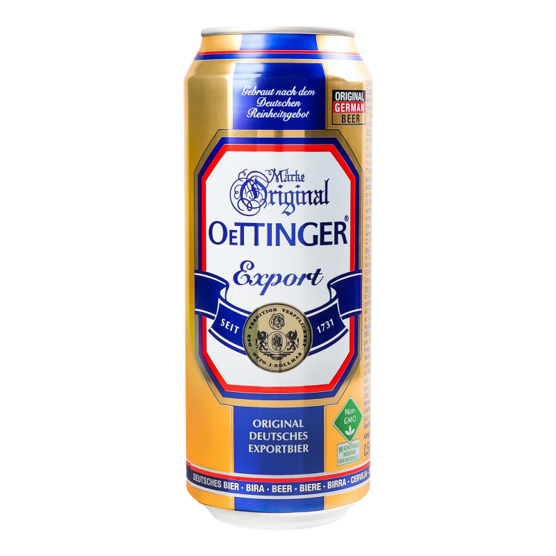 Пиво Oettinger 0,5л Export світ 5,4% ж/б