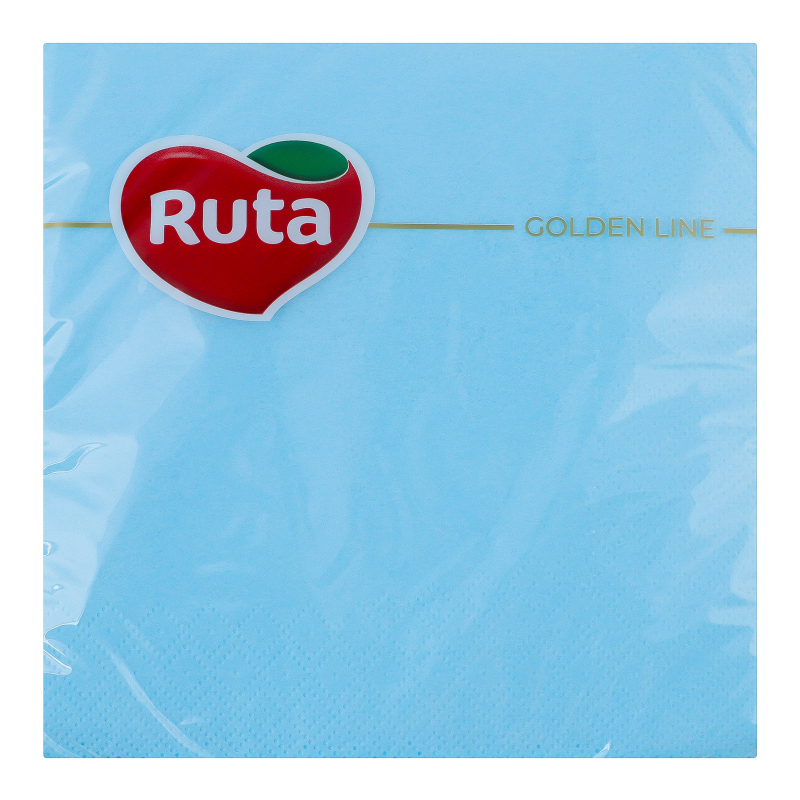 Серветки Ruta 33*33 20шт 3шар голубі