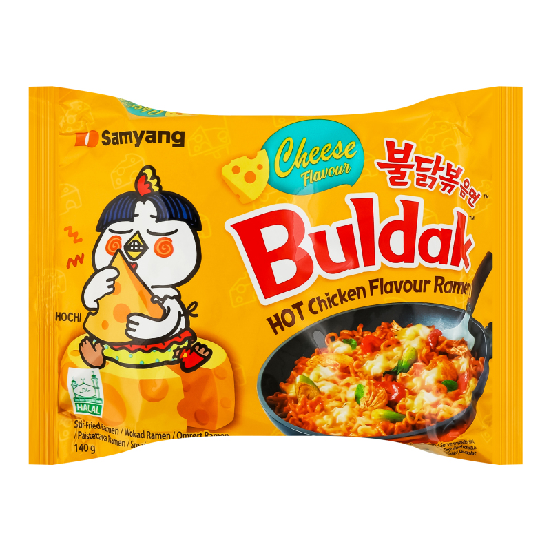 Швид харч SamYang 140гЛокшинаBuldakСир