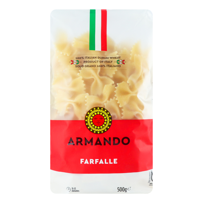 Макарони Armando 500г Farfalle