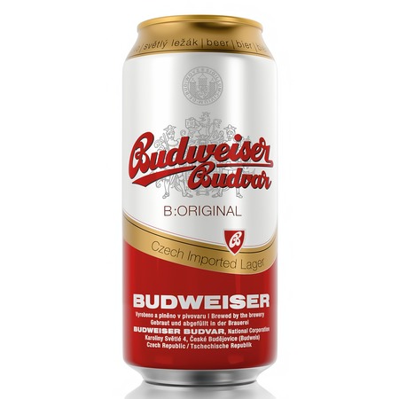 Пиво BudweiserBudvar 0,5л Budvar 4% ж/б