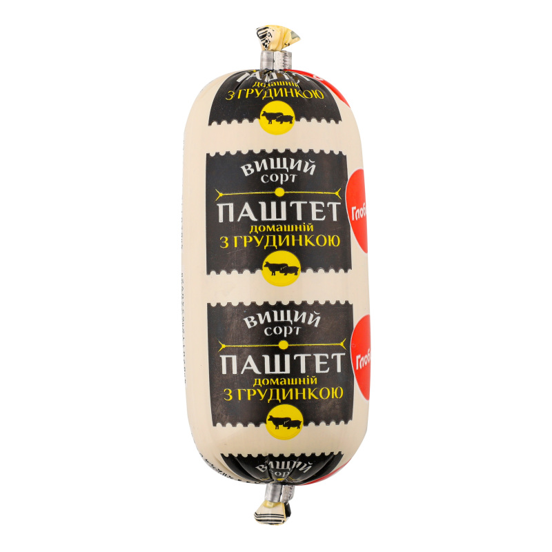 Паштет Глобино 150г Домашній з грудинкою
