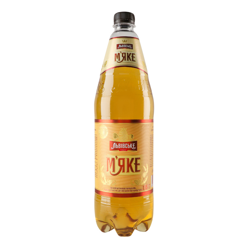Пиво Львівське 1,15л Мяке 4,2% ПЕТ