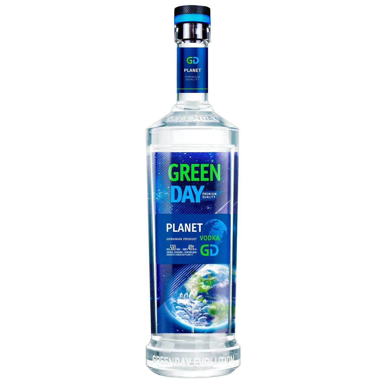 Горілка Green Day 0,5л Planet 40%