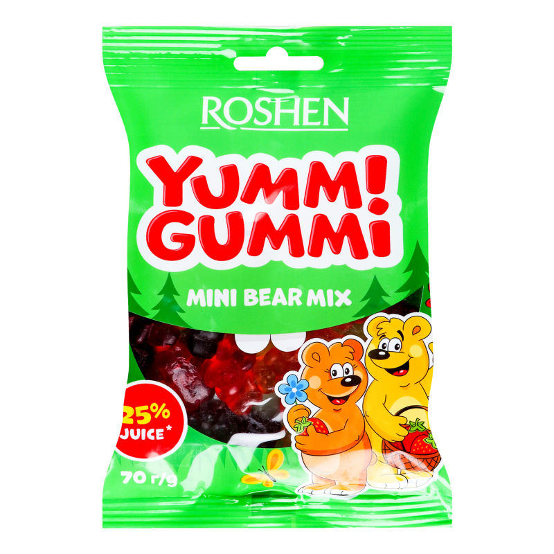 Цукерки ROSHEN 70г YummiGummi Mini Bear