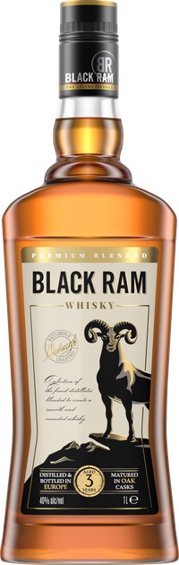 Віскі Black Ram 1л 40%