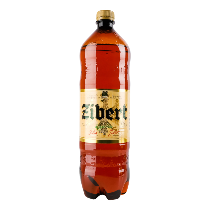 Пиво Zibert 1,15л Світле 4,4% пет