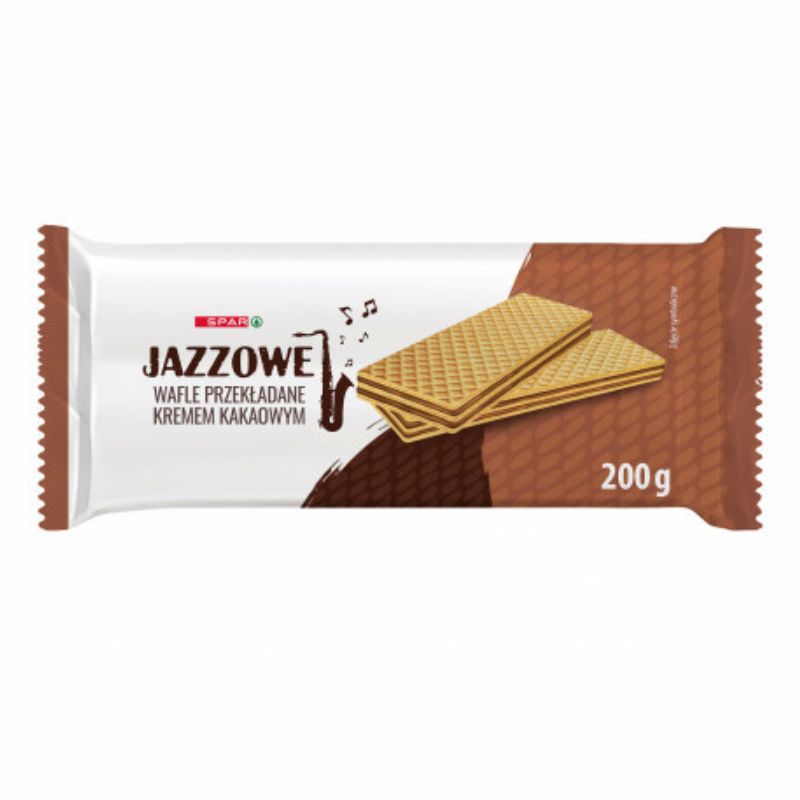Вафлі SPAR 200г з какао-кремом