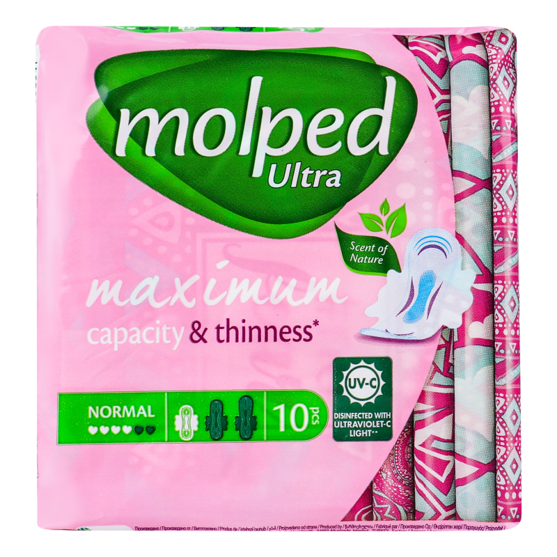 Прокладки Молпед 9шт ультра норм квіти