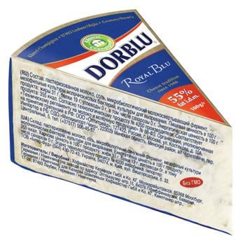 Сир Kaserei Champignon 55% 100г DORBLU