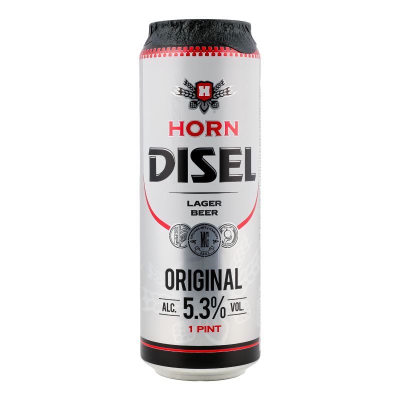 Пиво Horn Disel 0,568л Orginal 5,3% ж/б