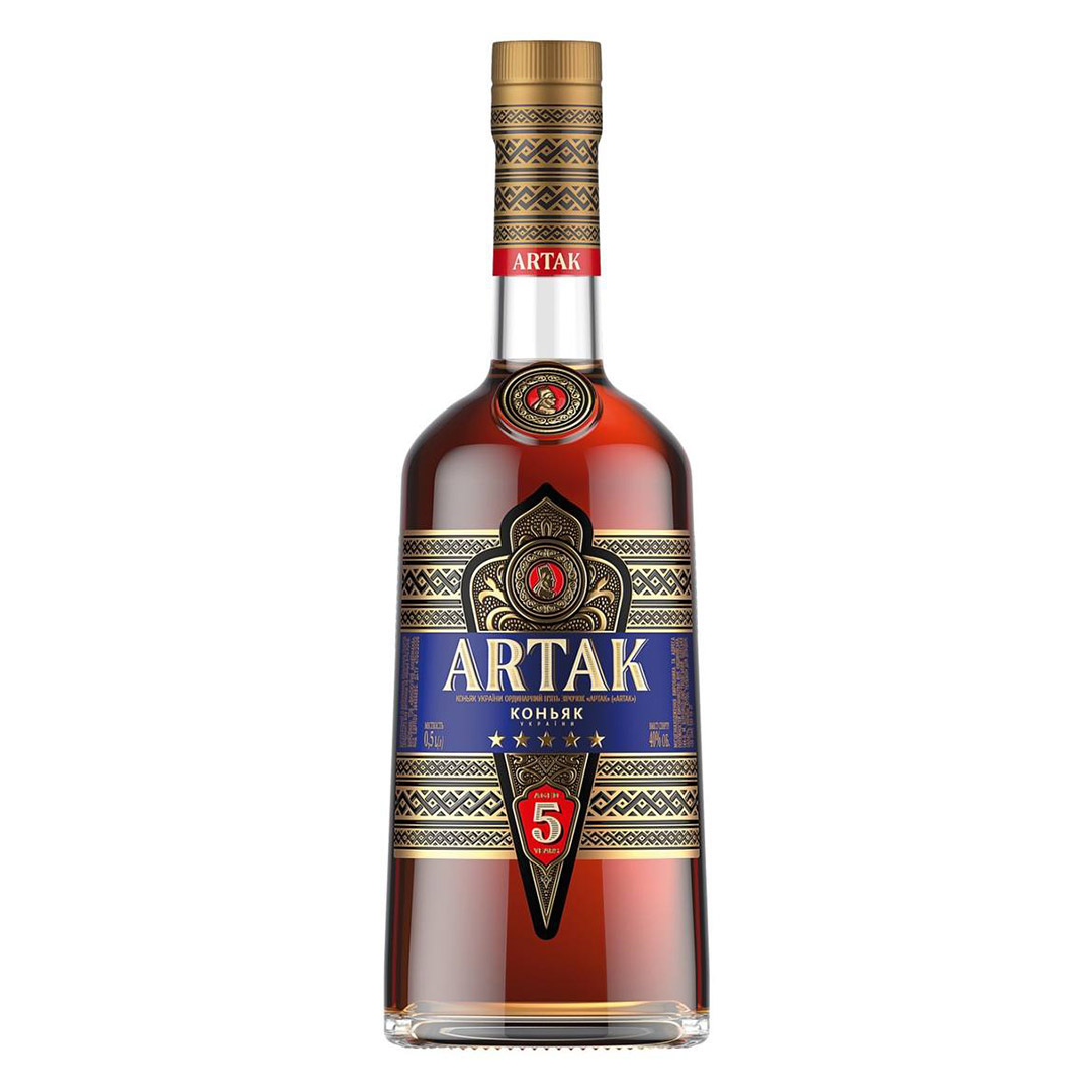Коньяк Artak 0,5л України 5* 40%