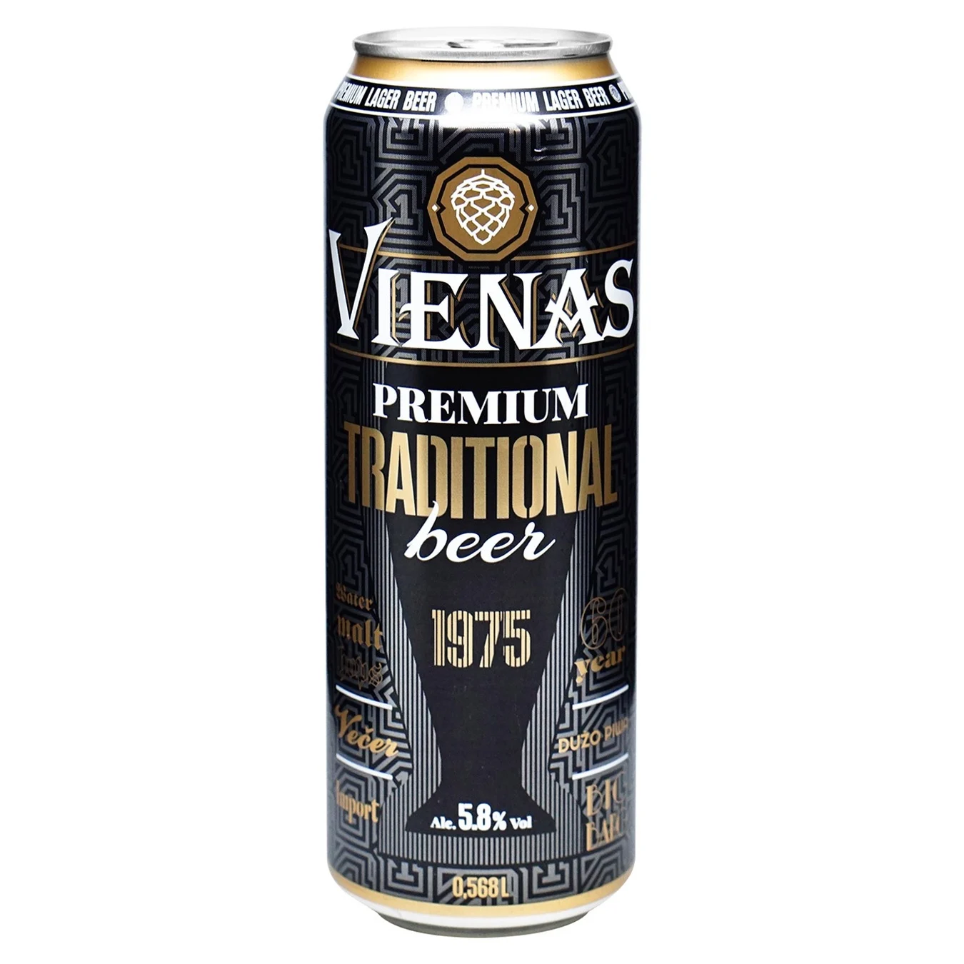 Пиво Vienas 0,568л Tradicional 5,8% ж/б