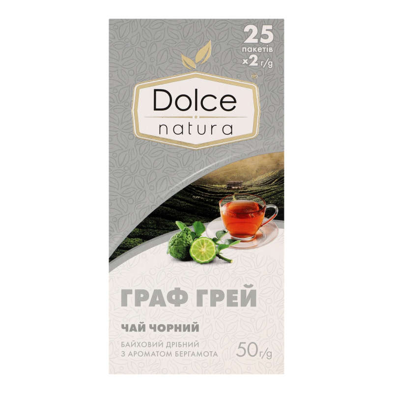 Чай Dolche Natura 50г Граф Грей