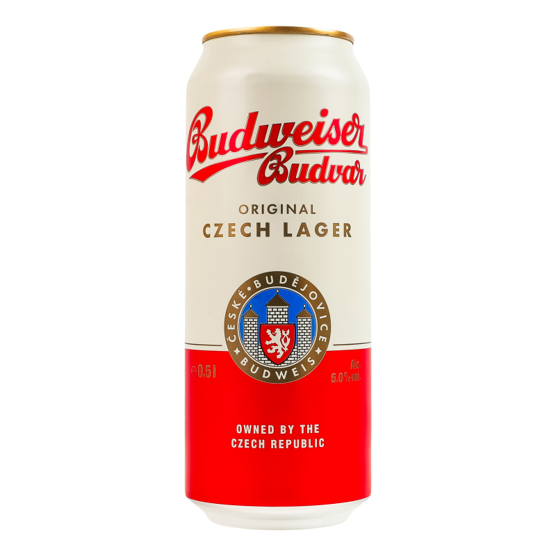 Пиво BudweiserBudvar 0,5л Original 5% жб