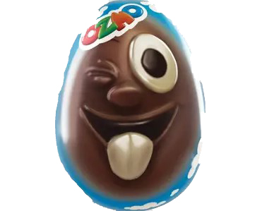 Шоколадне яйце Ozmo 20г Egg Faces