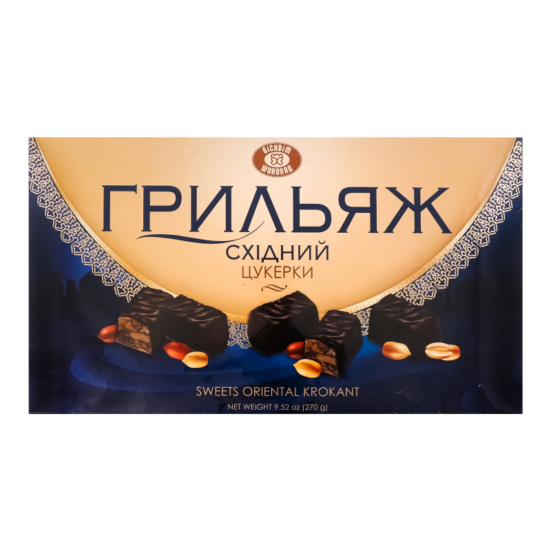 Цукерки ХБФ 270г Східний Грильяж