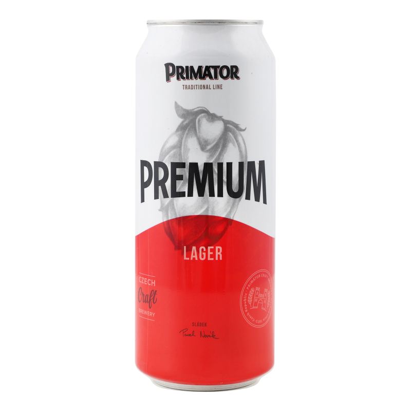 Пиво Primator 0,5л premium 5%