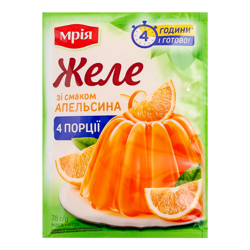 Желе Мрія 78г Апельсин