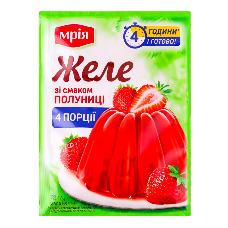 Желе Мрія 78г Полуниця