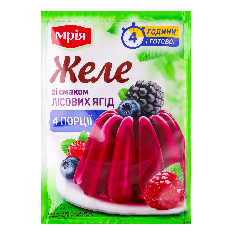 Желе Мрія 78г Лісова ягода