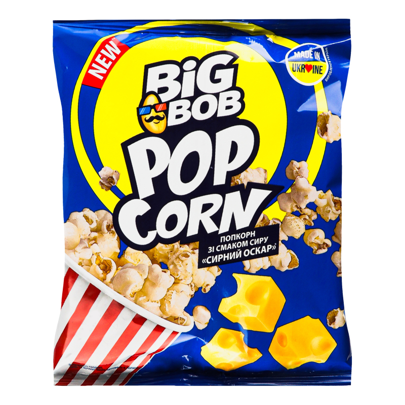 Попкорн BIG BOB 25г Сирний оскар