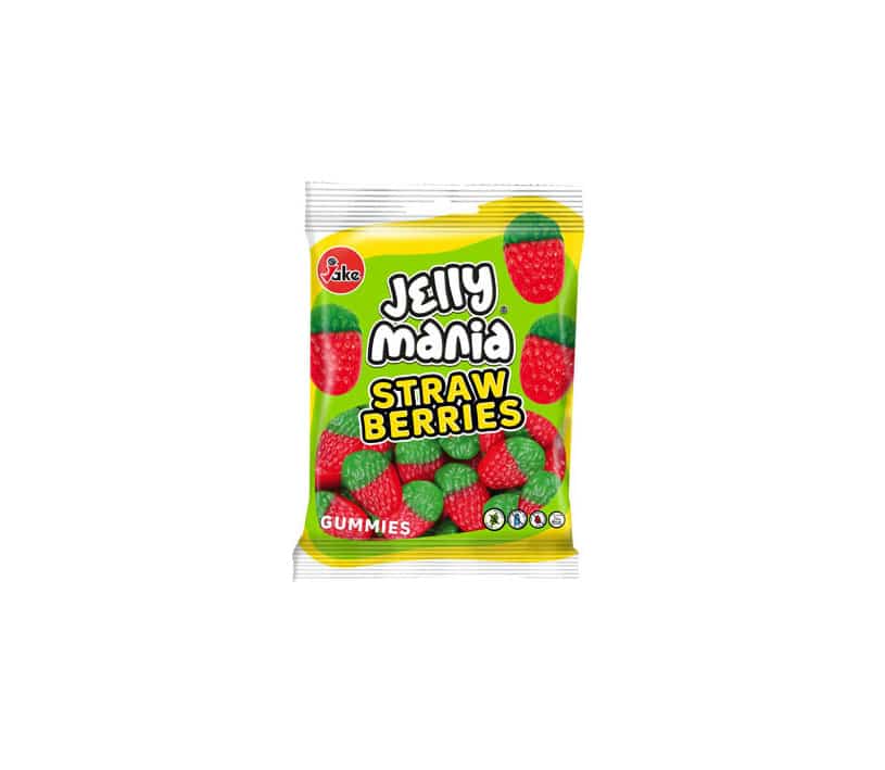 Цукерки жув Jake 100г Strawberries