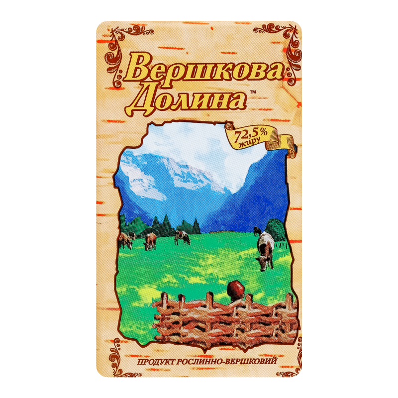 Продукт ВершковаДолина 180г72,5% Рос Вер
