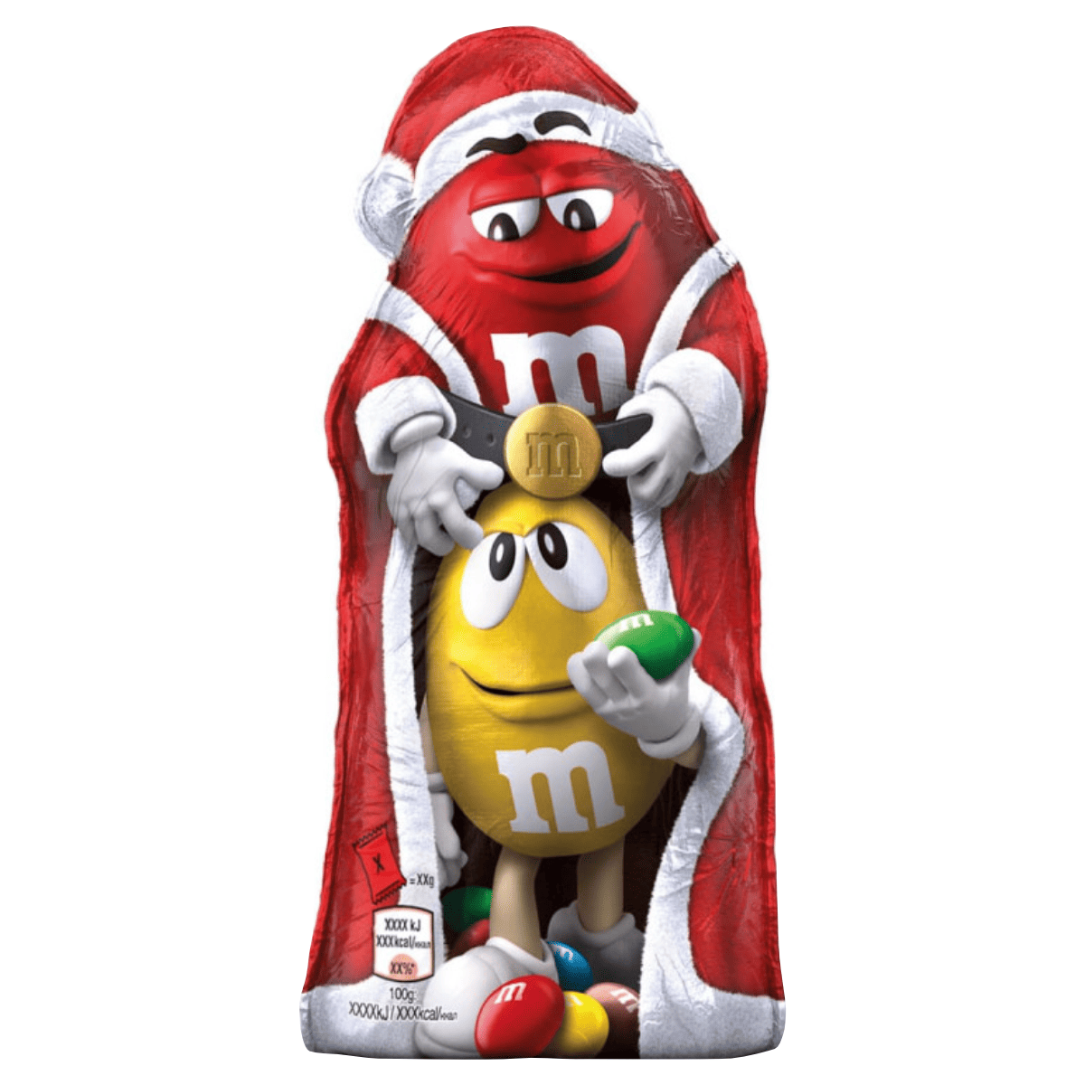 Шоколадна фігура M&M'S 100г Santa з драж