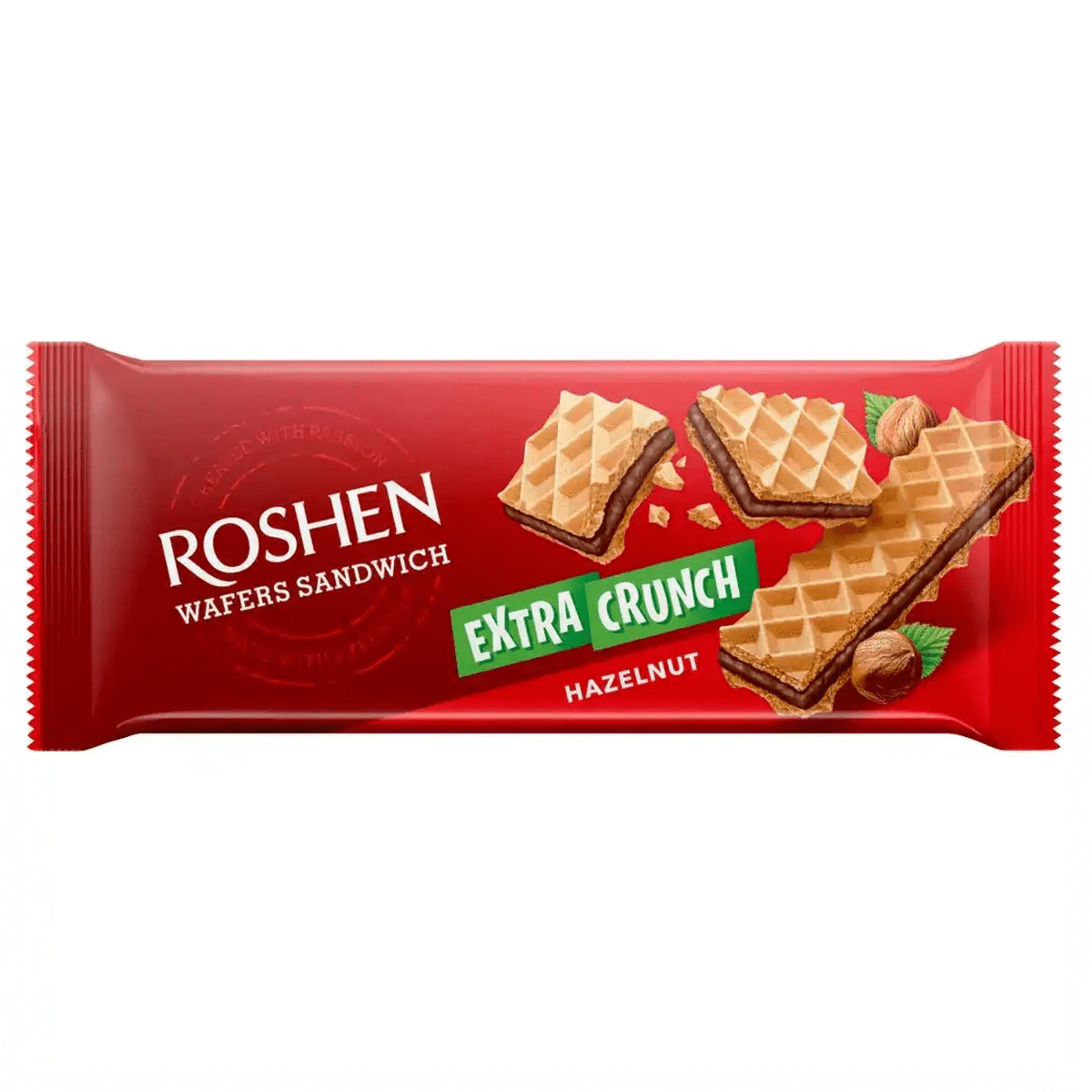 Вафлі ROSHEN 142г WafersSandwCrunchГоріх