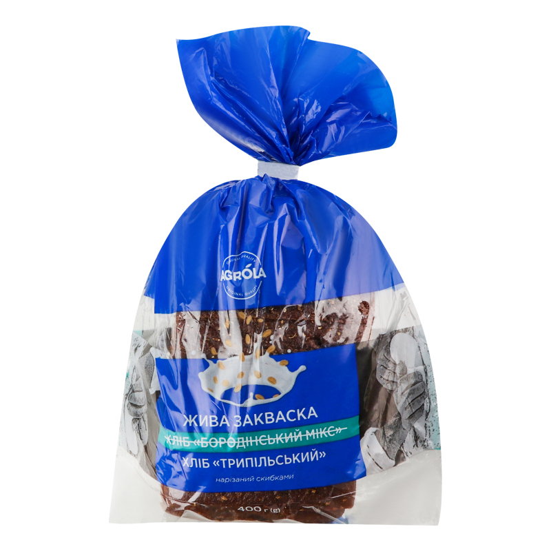 Хліб Агрола 400г Трипільський різ ж-п