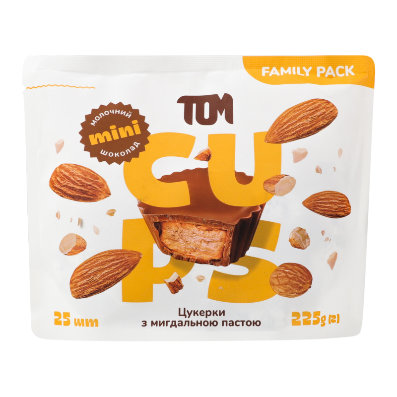 Цукерки Том 225г з Мигдальною пастою