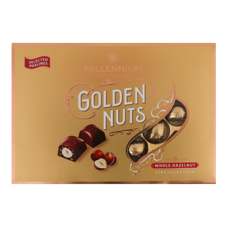 Цукерки Millennium 130г Golden Nut