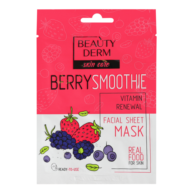 Маска д/обл BeautyDerm 25мл Ягід сму тка