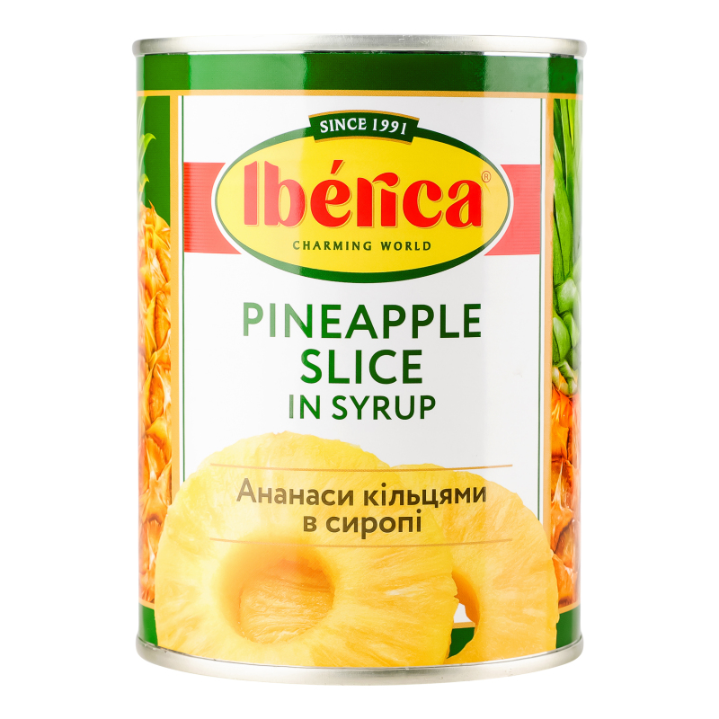Консерва Iberica 565г Ананаси кіл сироп
