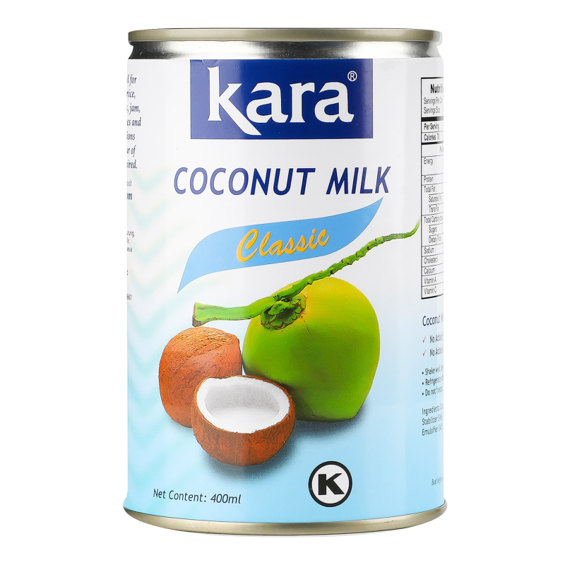 Молоко Kara 17% 400г Кокосове