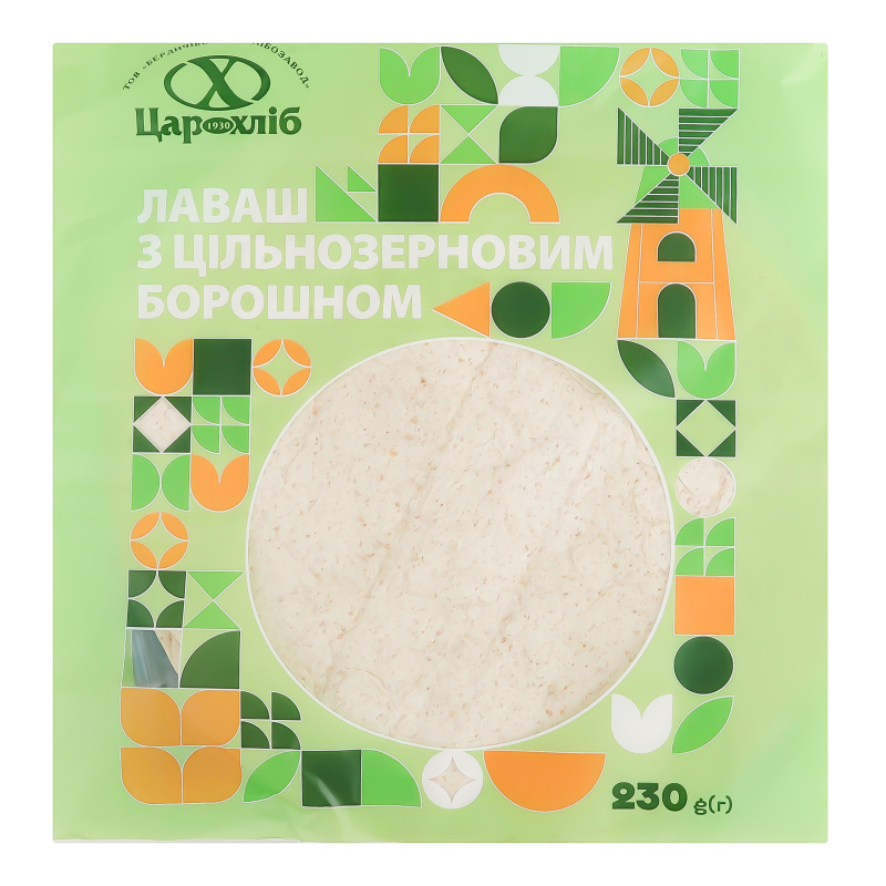 Лаваш Цар Хліб 230г Цільнозерновий
