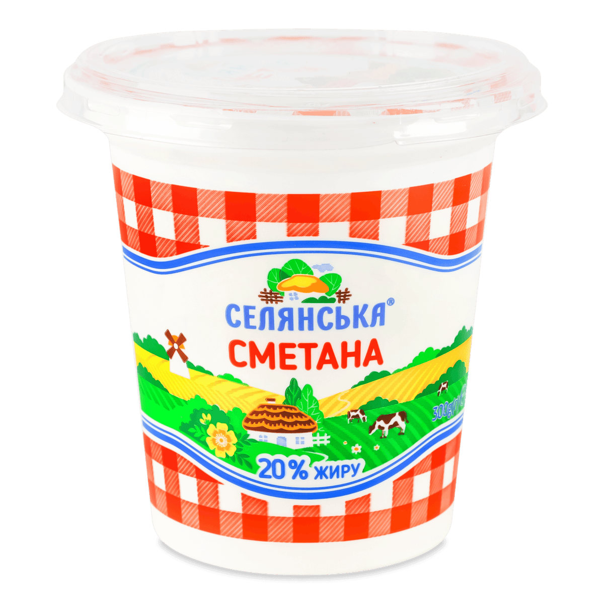 Сметана Селянська 20% 300г