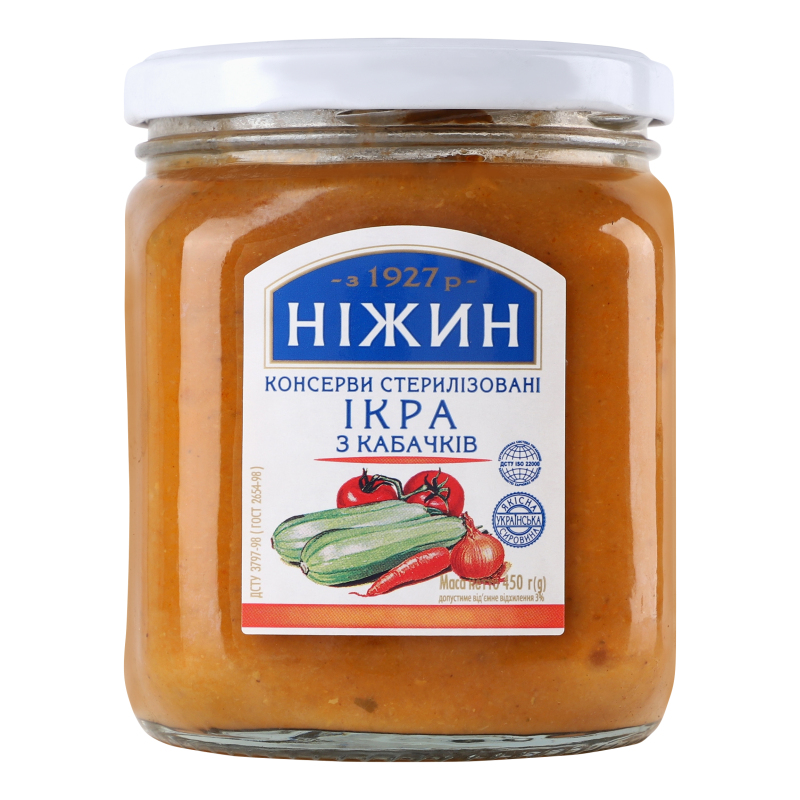 Ікра Ніжин 450г Кабачкова
