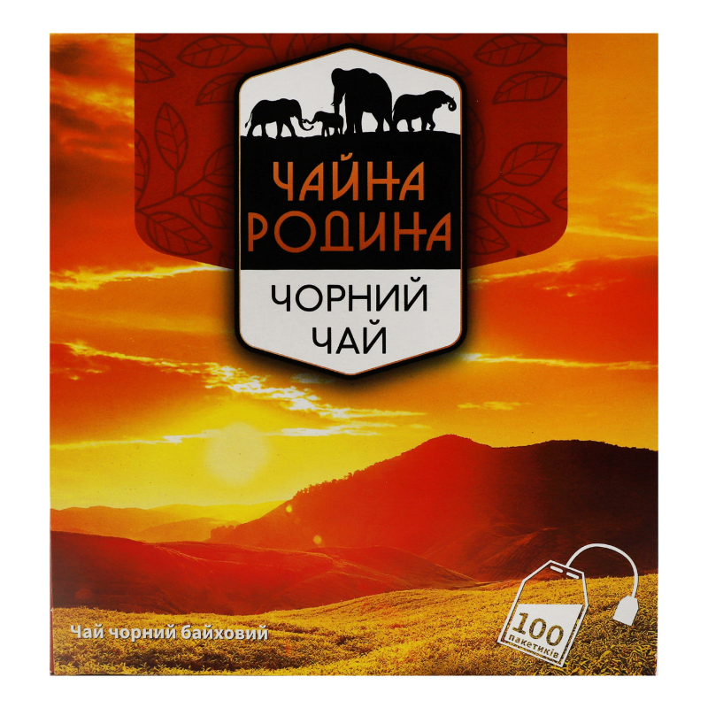 Чай Чайна родина 100*1,5г Чорний класичн