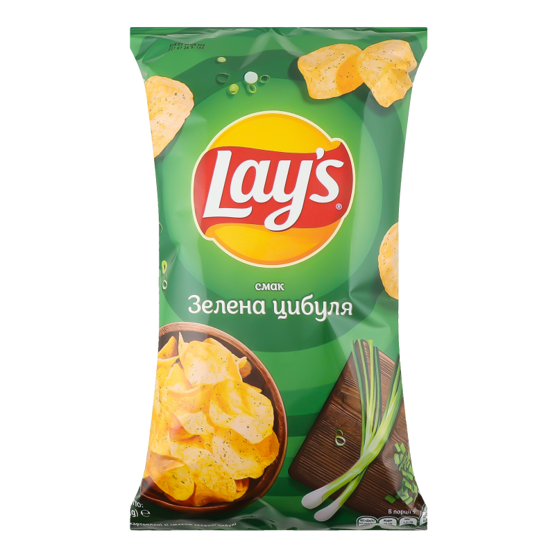 Чипси Lay's 120г Зелена цибуля