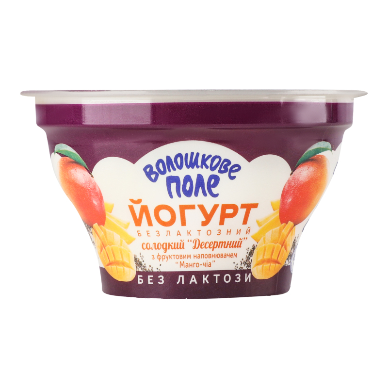 Йогурт Волошкове Поле 140г Манго-чіа б/л