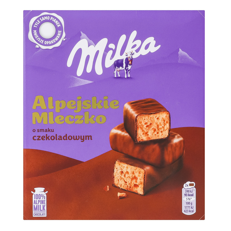 Цукерки Milka330г Пташине Молоко шок см