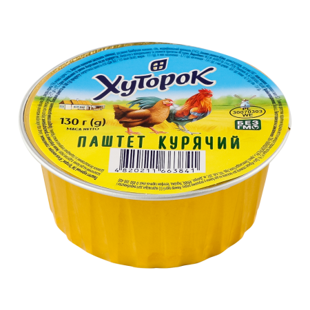 Конс Хуторок 130г Паштет курячий