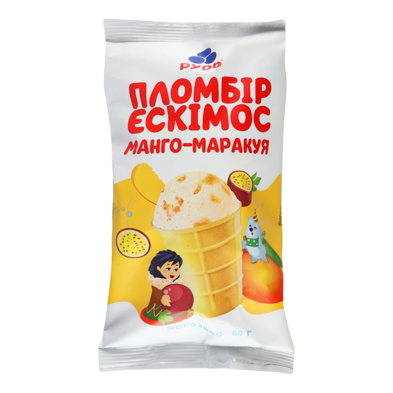 Морозиво Рудь в/с 80г Ескімос Манго-Мар